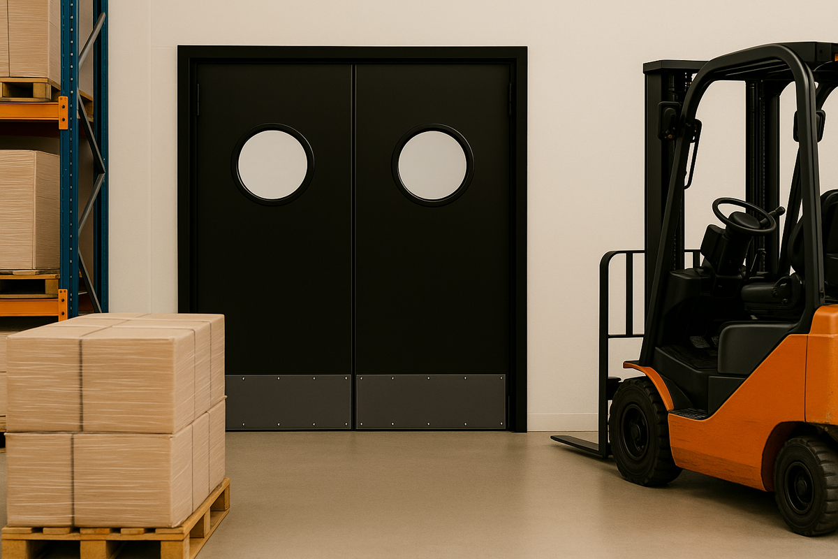 Pendeldeuren voor magazijnen