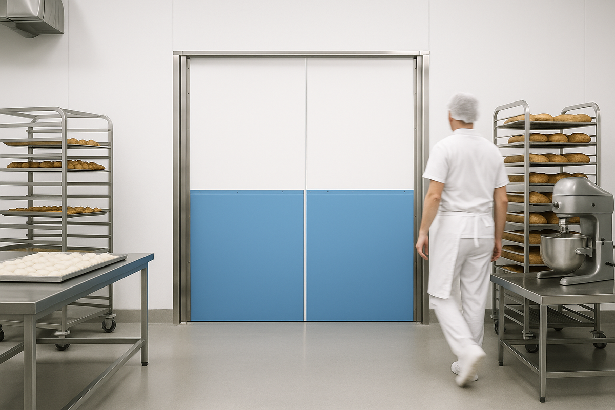 Pendeldeur voor industrie en horeca